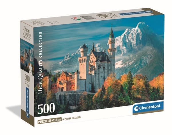 Clementoni 500 pcs CB HQC Neuschwanstein, 14 år