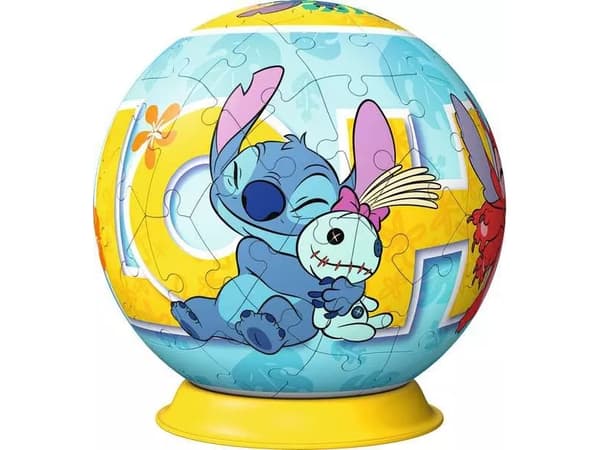 Ravensburger 3D Puzzle Ball: Disney Stitch, 73 pc(s), Cartoons, 6 yr(s)