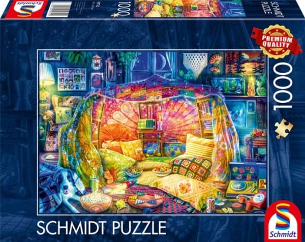 Schmidt Spiele Pussel PQ 1000 Mysigt gömställe G2