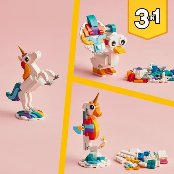 Konstruktionsspil Lego Creator Magic Unicorn 31140 3-i-1 145 Dele