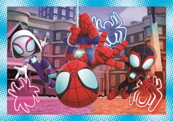 Clementoni 4 in 1 palapelit Spidey ja hänen hämmästyttävät ystävänsä