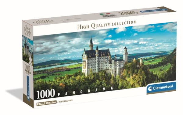 Clementoni Puzzle Panorama Neuschwanstein Castle 1000 elementer (39940)