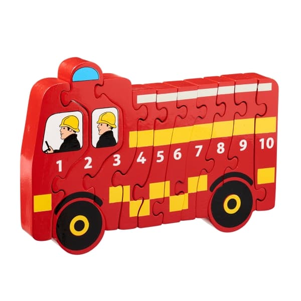 Träpussel Brandbil 1-10, Lanka Kade