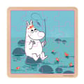 Miniatyrbild 1 av 4: Trä pussel - Mumin Fiskar 16 Bitar