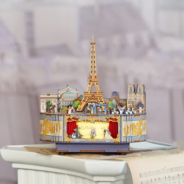 Tonecheer Book Nook - Romantic Paris