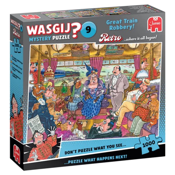 Wasgij? Retro Mystery #9 - Great Train Robbery! 1000 Brikker