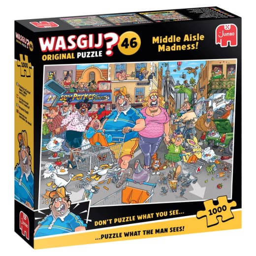 Wasgij? Original #46 - Middle Aisle Madness! 1000 Bitar