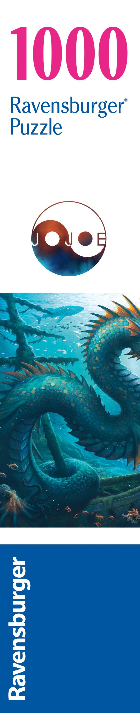 Enchanted Depths Dragon Mermaid Pussel 1000 bitar, Ravensburger
