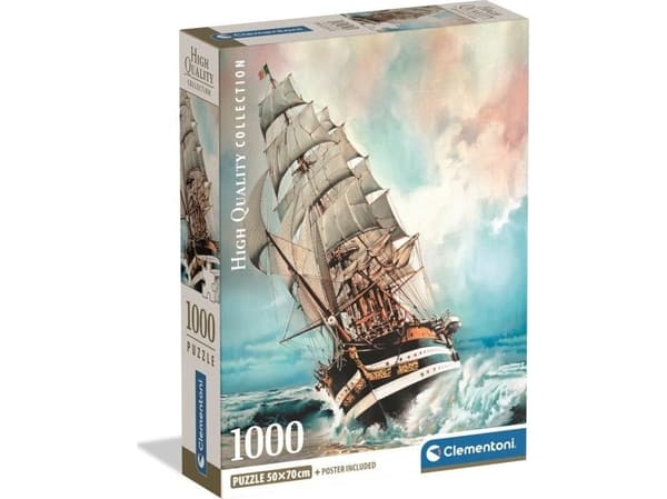 Clementoni Puzzle Compact Amerigo Vespucci 1000 palaa (39948)