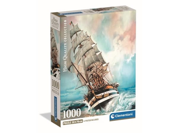 Clementoni Puzzle Compact Amerigo Vespucci 1000 palaa (39948)