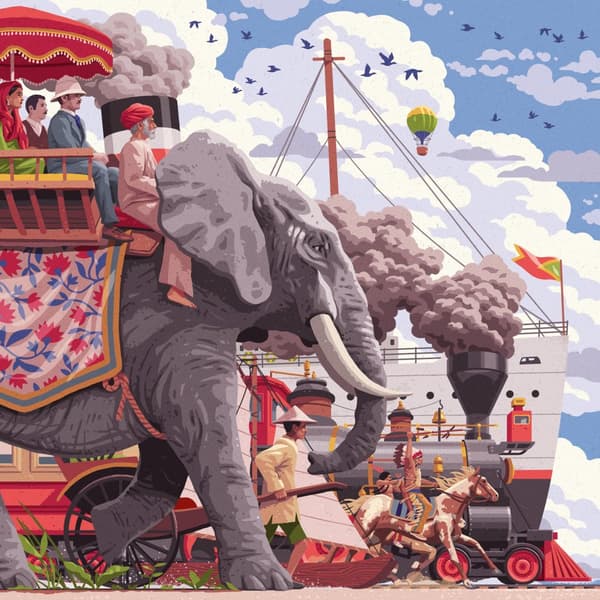 Art&Soul - Around the world in 80 days Pussel 750 bitar, Ravensburger