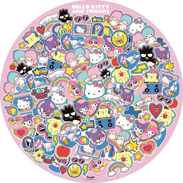 Hello Kitty Circular Pussel 500 bitar, Ravensburger