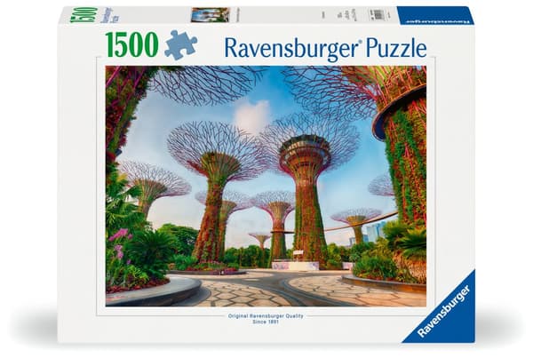 Garden By The Bay At Singapore Puslespill 1500 brikker, Ravensburger