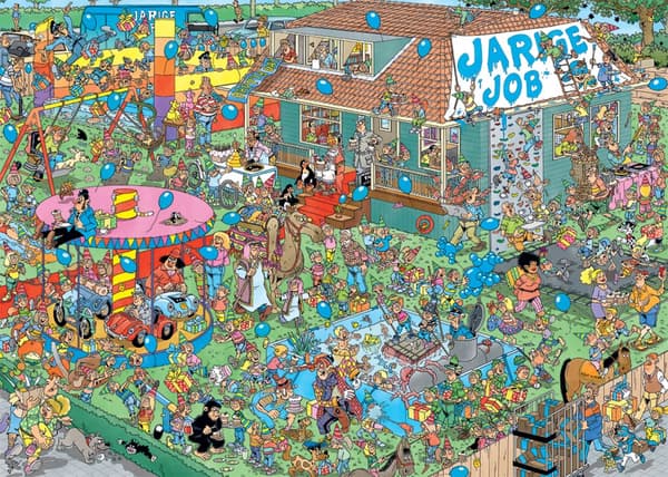 Jan van Haasteren Pussel Jarige Job 1000 bitar