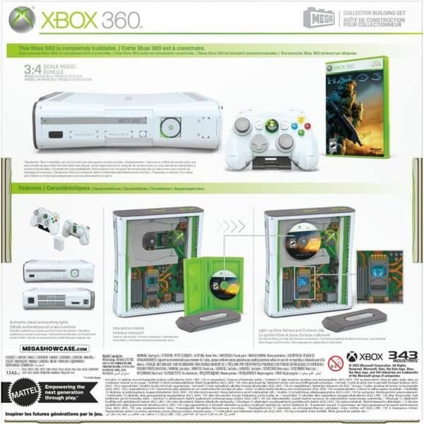 Byggsats MEGA BRANDS Xbox 360 1342 Delar