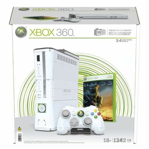Byggsats MEGA BRANDS Xbox 360 1342 Delar