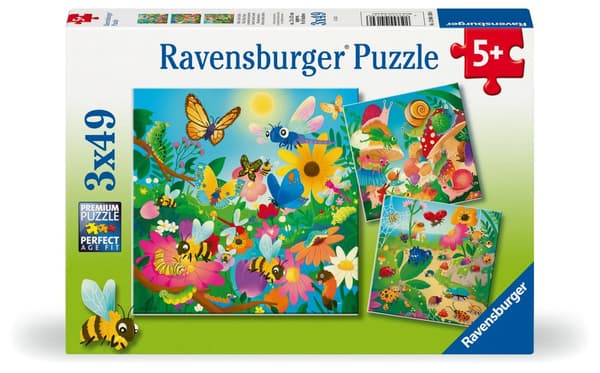Bugs, Bugs, Bugs Puslespill 3x49 brikker, Ravensburger