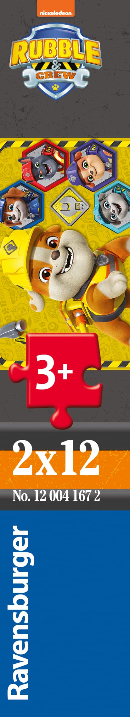 Rubble & Crew Team in Action! Pussel 2x12 bitar, Ravensburger