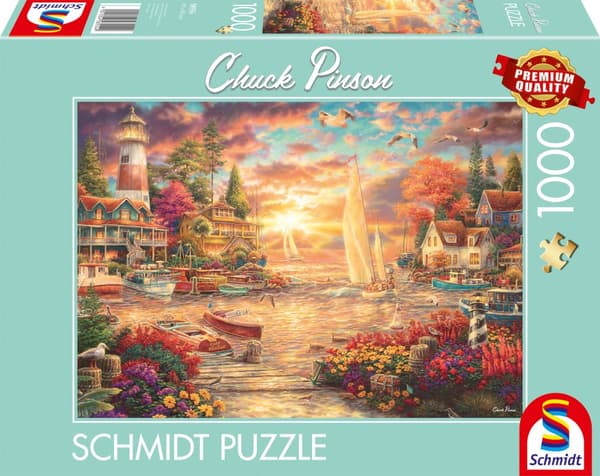 Pussel Lakeside morning tranquillity 1000 bitar, Schmidt