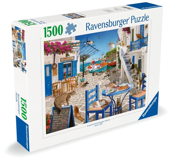 Cats Of Mykonos Pussel 1500 bitar, Ravensburger