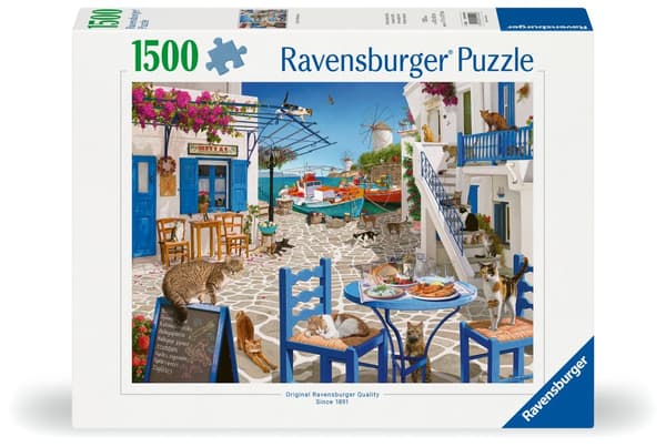 Cats Of Mykonos Puslespill 1500 brikker, Ravensburger