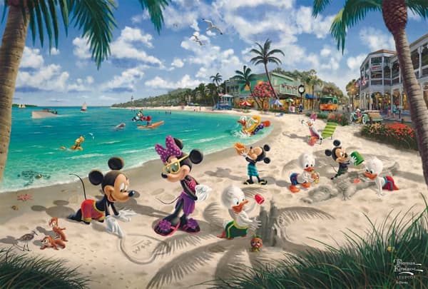 Pussel Disney Mickey & Minnie in Florida 200 bitar, Schmidt