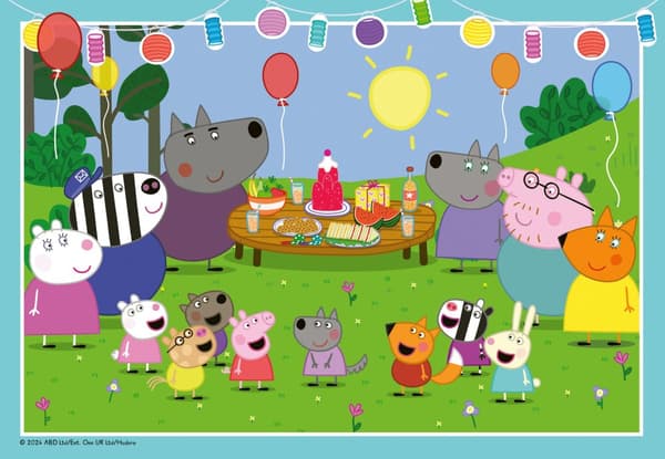 Peppa Pig Pussel 2x24 bitar, Ravensburger
