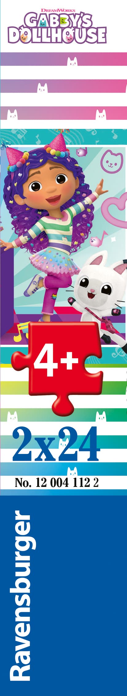 Gabby's Dollhouse Pussel 2x24 bitar, Ravensburger