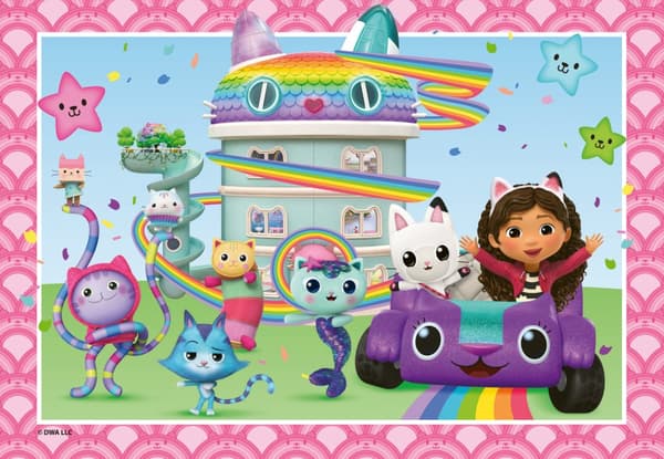 Gabby's Dollhouse Pussel 2x24 bitar, Ravensburger