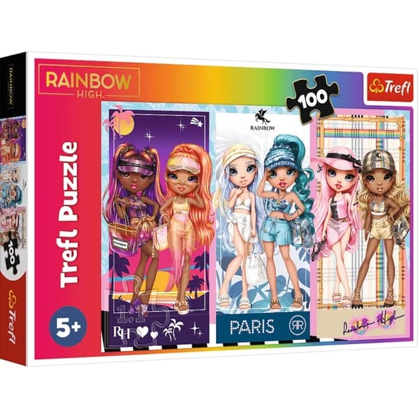 Trefl Rainbow High Puslespil med 100 brikker 16444