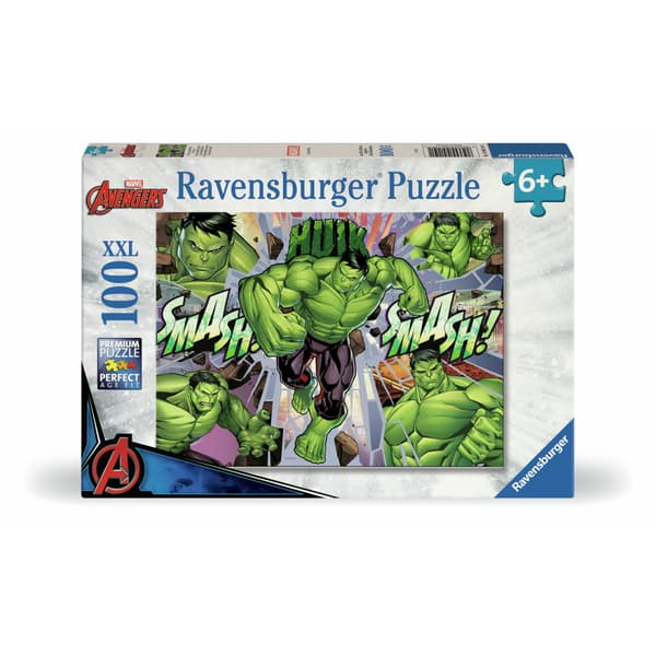 Ravensburger: Marvel Hulk 100 XXL Brikker