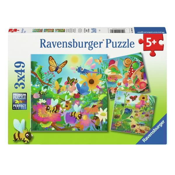 Ravensburger: Insekter, Insekter, Insekter 3x49 Brikker