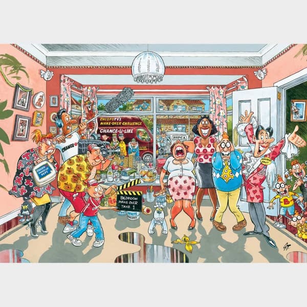 Wasgij Retro Original 9 Home Improvements! Pussel 1000 bitar