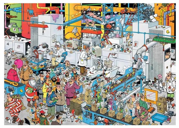 Jan van Haasteren Candy Factory Puslespil 500 brikker