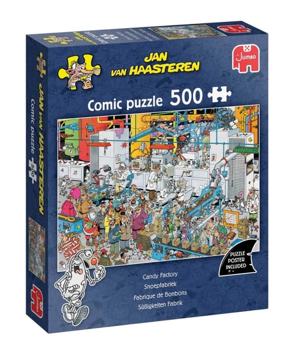 Jan van Haasteren Candy Factory Puslespil 500 brikker