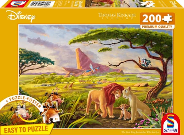 Pussel Disney The Lion King Remember Who You Are 200 bitar Schmidt