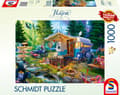 Miniatyrbild 1 av 2: Pussel Caravanning in the mountains 1000 bitar Schmidt