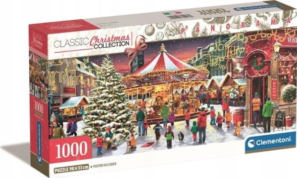 Krups Puzzle Joulukaupunki Clementoni 2024, 1000 d.