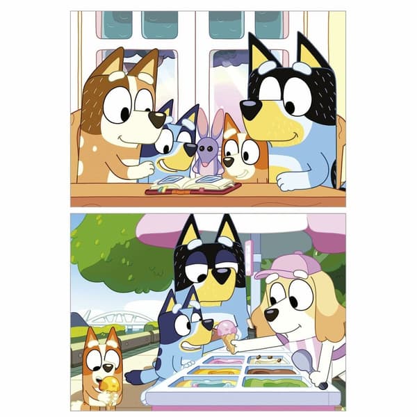 Sæt med 2 Puslespil Educa Bluey 48 Dele