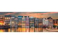 Miniatyrbilde 2 av 3: Clementoni Puzzle Panorama Bright Amsterdam 1000 stykker (39897)