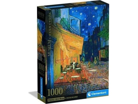 Clementoni Puzzle Compact Museum Van Gogh - Esterno Di Caffe 1000 palaa (39969)