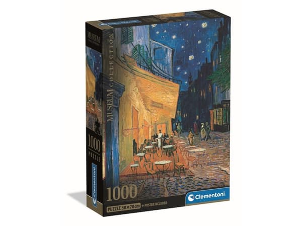 Clementoni Puzzle Compact Museum Van Gogh - Esterno Di Caffe 1000 palaa (39969)