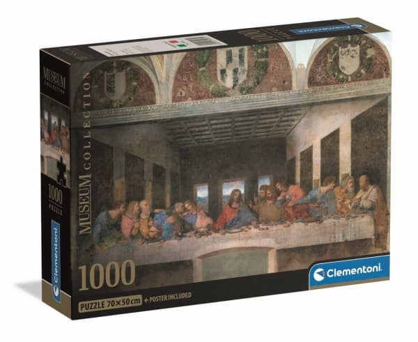 CLE puslespill 1000 CompactMus.LeonardoCenacolo 39965