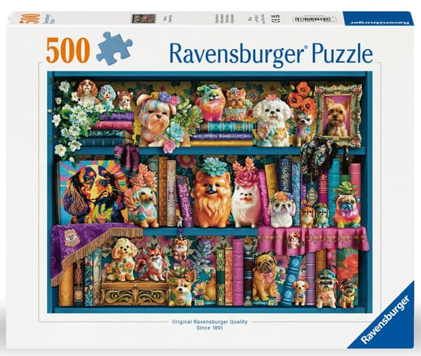 Precious Porcelain Pups Puslespill 500 brikker, Ravensburger