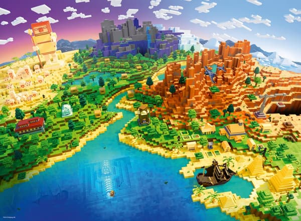 World of Minecraft Pussel 500 bitar, Ravensburger