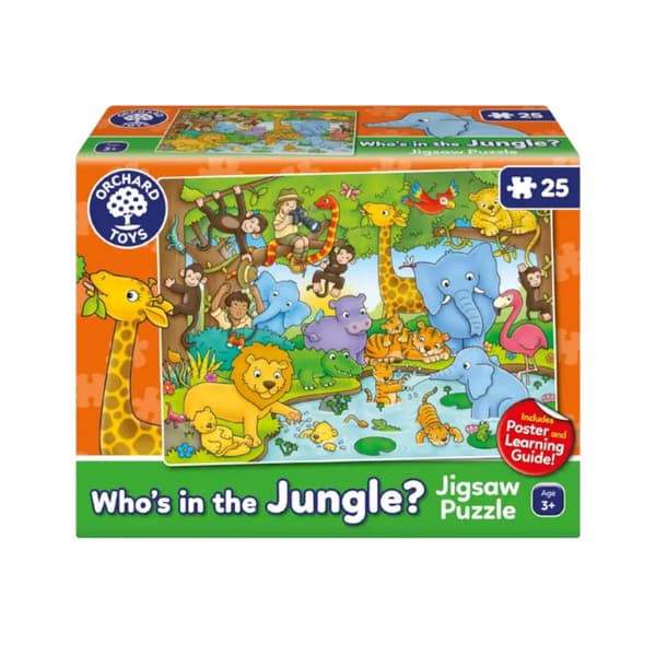 Pussel Who's in the Jungle? 25 Bitar