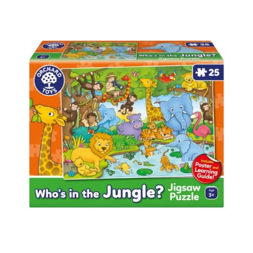 Pussel Who's in the Jungle? 25 Bitar