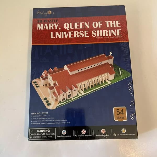 3D-pussel CubicFun MARY QUEEN OF THE UNIVERSE SHRINE Multicolour 54 Delar