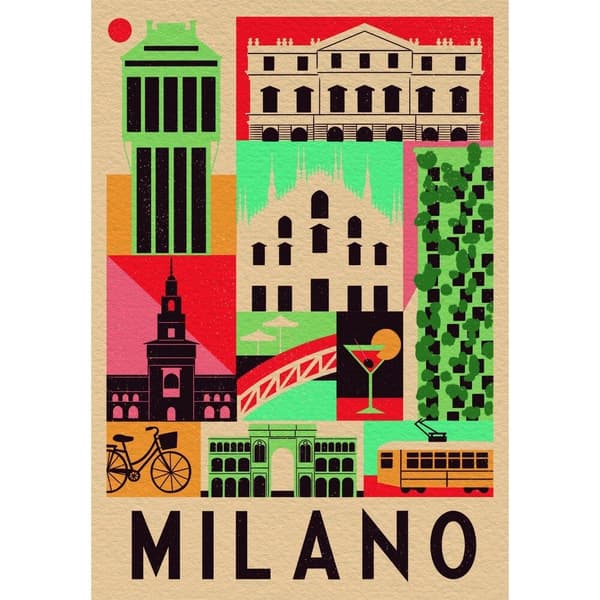 Style in the City Milan puzzle 1000pcs