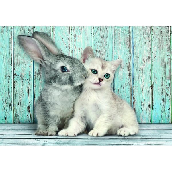 High Quality Cat &#38; Bunny puzzle 500pcs
